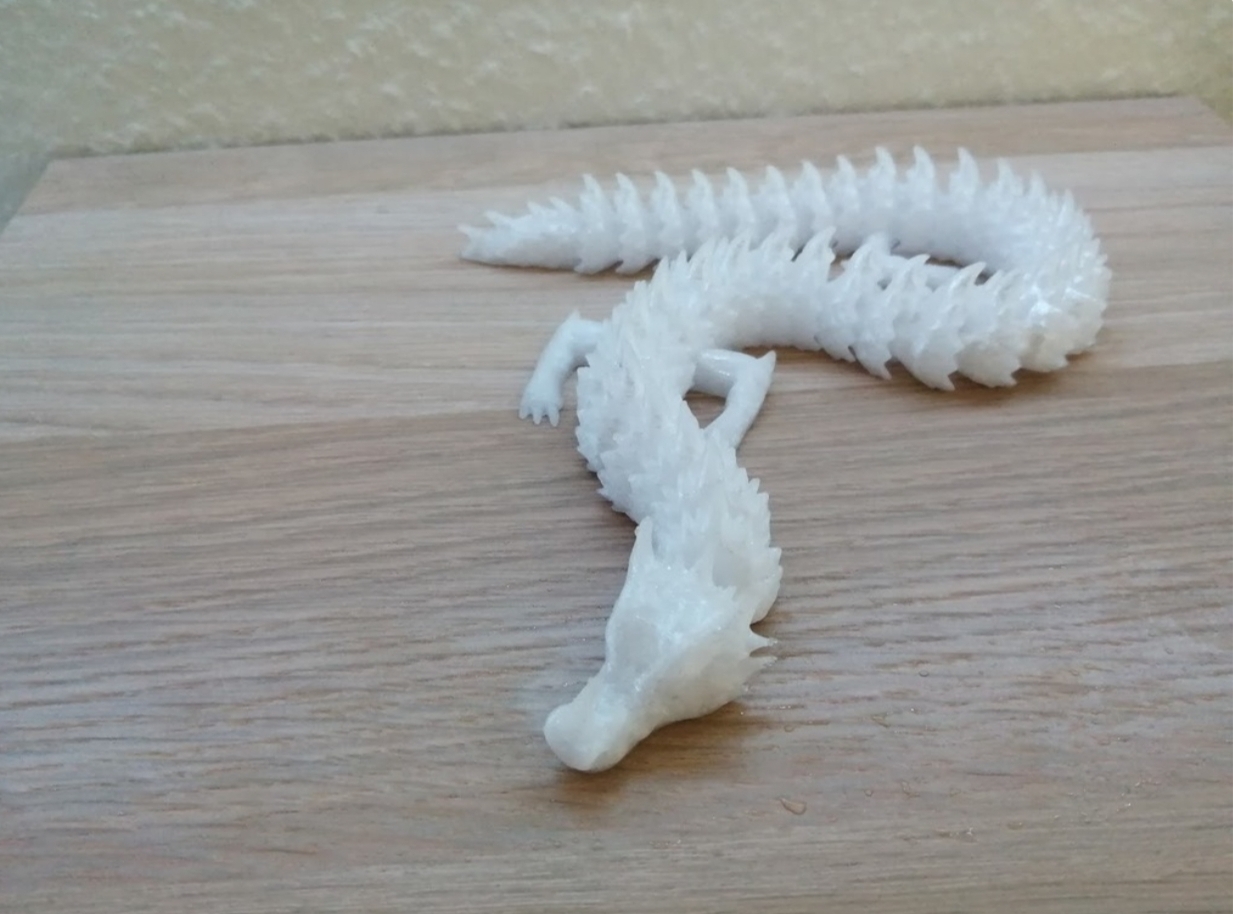 Складной ледяной дракон / ARTICULATED ice dragon (fixed)